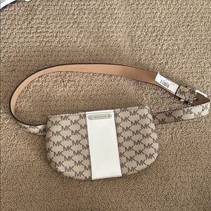 Michael Kors Beige and Brown Logo Belt Bag
Never used